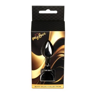 MyLove Toys - Jewellery Dark Silver PLUG- Black MyLove Toys