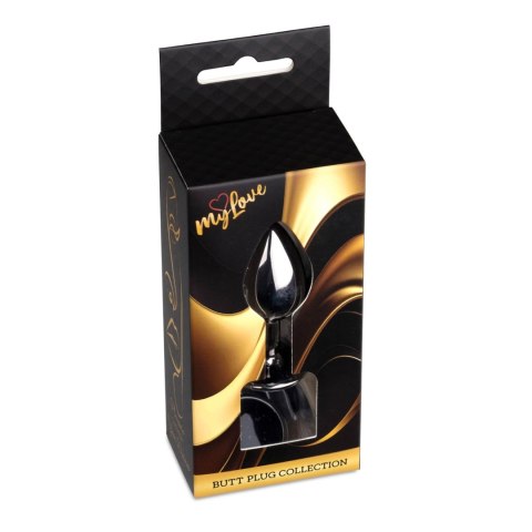 MyLove Toys - Jewellery Dark Silver PLUG- Black MyLove Toys