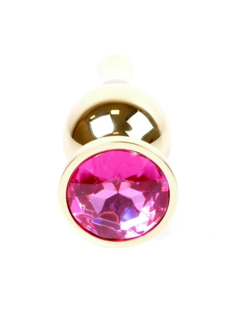 MyLove Toys - Jewellery Gold BUTT PLUG- Pink MyLove Toys