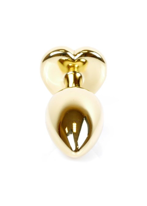 MyLove Toys - Jewellery Gold Heart PLUG- Clear MyLove Toys