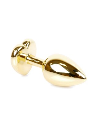 MyLove Toys - Jewellery Gold Heart PLUG- Light Blue MyLove Toys