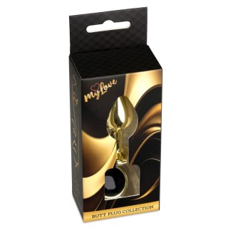 MyLove Toys - Jewellery Gold PLUG- Black MyLove Toys