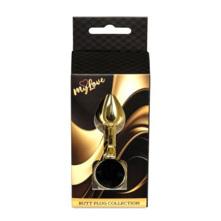 MyLove Toys - Jewellery Gold PLUG- Black MyLove Toys
