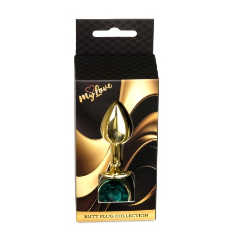 MyLove Toys - Jewellery Gold PLUG- Green MyLove Toys