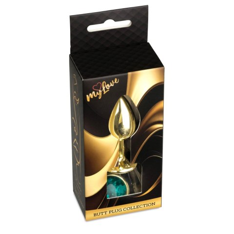 MyLove Toys - Jewellery Gold PLUG- Green MyLove Toys