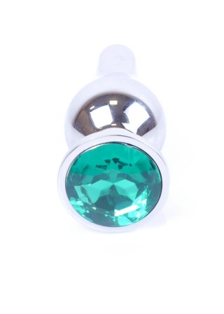 MyLove Toys - Jewellery Silver BUTT PLUG- Green MyLove Toys