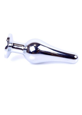 MyLove Toys - Jewellery Silver BUTT PLUG- Red MyLove Toys