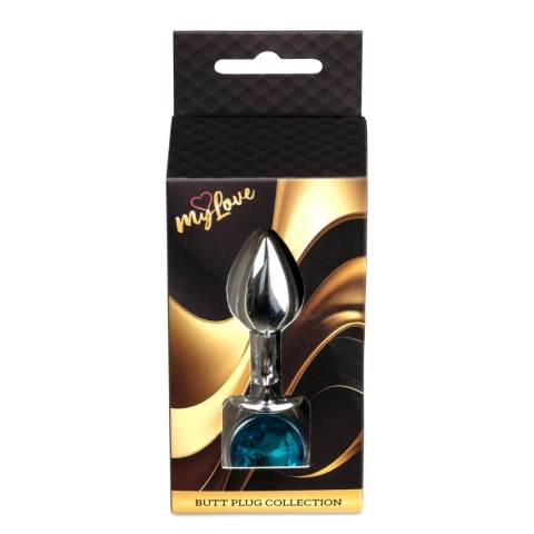 MyLove Toys - Jewellery Silver PLUG- Light Blue MyLove Toys