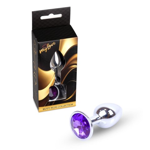 MyLove Toys - Jewellery Silver PLUG- Purple MyLove Toys