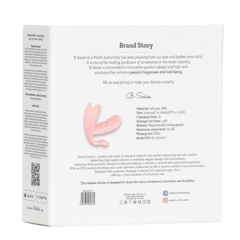Silicone Vibrator 7 vibration modes - Heating + APP B - Series Fox