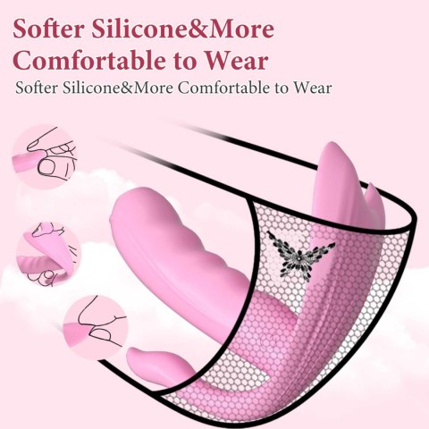 Silicone Vibrator 7 vibration modes - Heating + APP B - Series Fox