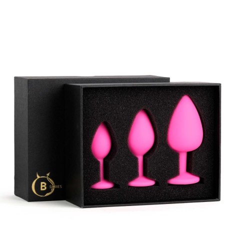 Jewellery - Silicone PLUG - SET Pink B - Series HeavyFun
