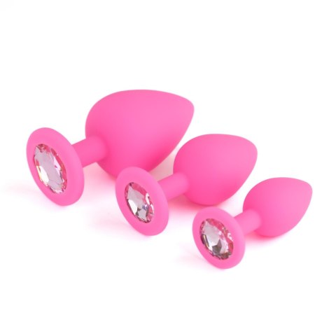 Jewellery - Silicone PLUG - SET Pink B - Series HeavyFun