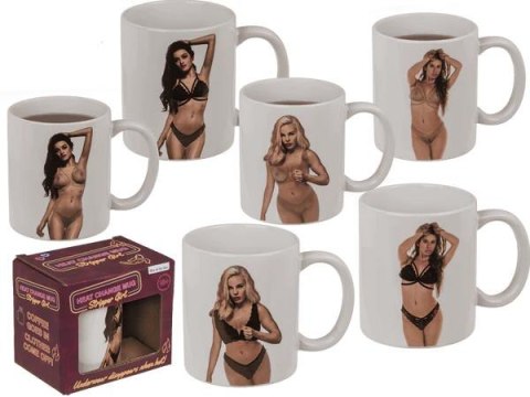 Kubek striptis dziewczyna efekt termiczny 350ml kamikonka Grajmy razem