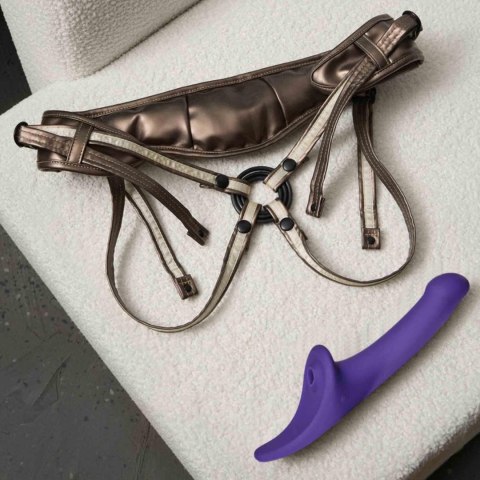 MULTI ORGASM DILDO - S - PURPLE TR Strap-on-me