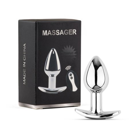 Metal Butt Plug M Vibrator USB - Remote Control B - Series HeavyFun