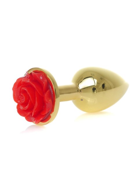 MyLove Toys - Jewellery Gold PLUG ROSE- Red MyLove Toys