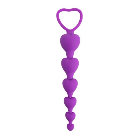ANAL BEADS purple heart Fantasy