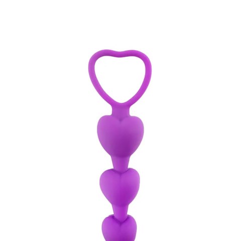 ANAL BEADS purple heart Fantasy