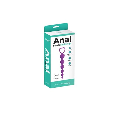 ANAL BEADS purple heart Fantasy