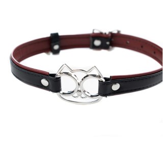 Adjustable collar with cat face. Fantasy
