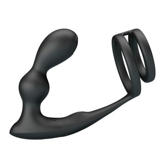 MR PLAY - VIBRATING ANAL PLUG with RING - Remote Control 12 functions Mr. Play
