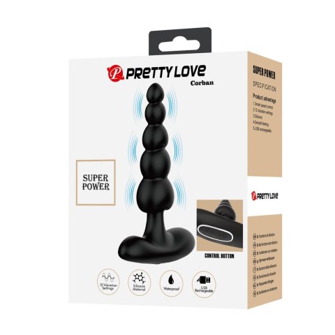 PRETTY LOVE - Corban, 10 Wibracji, Silikon Pretty Love