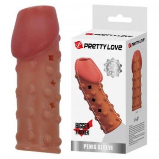 PRETTY LOVE Penis Sleeve, TPR, Waterproof Pretty Love