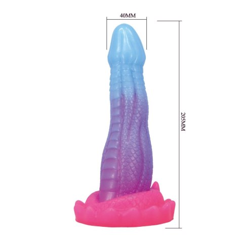 Power Monsters Void Python - 20.5 cm Rippled Monster Silicone Dildo Power