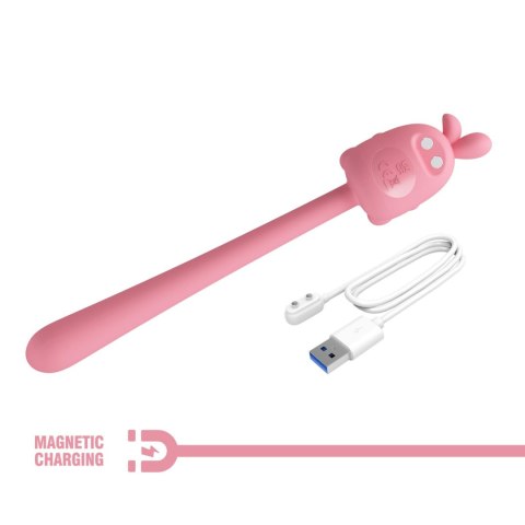 CUTE BUNNY, Flirting Stick, 7 vibration functions, Magnetic USB charging Pretty Love