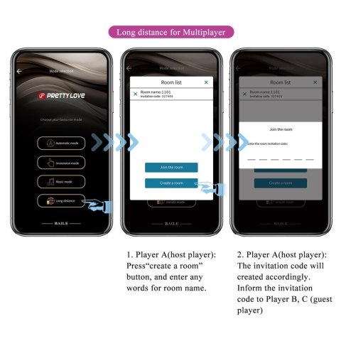 FRANZ, 10 vibration functions Mobile APP remote control Pretty Love