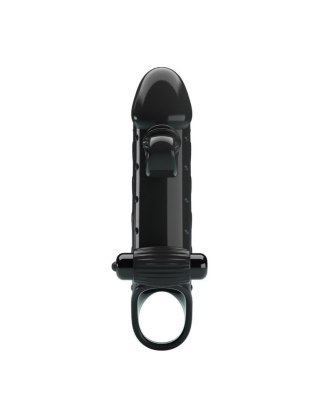 PRETTY LOVE - ROMANCE - VIBRATING PENIS SLEEVE BLACK Romance