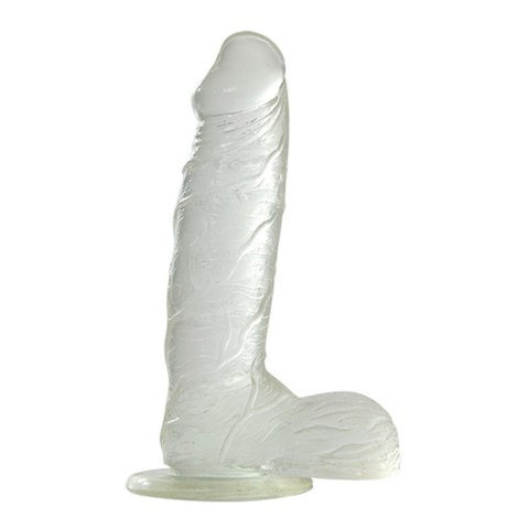Dildo-JELLY DILDO REAL RAPTURE CLEAR 7.5" MSX Distribution S.r.l.