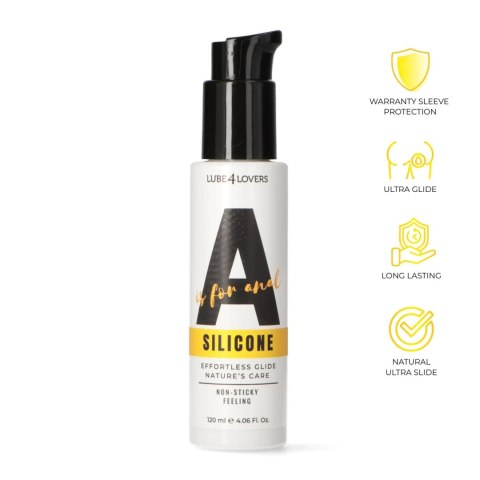 A is for Silicone - Professional Silicone-Based Anal Lubricant 120 ml MSX Distribution S.r.l.