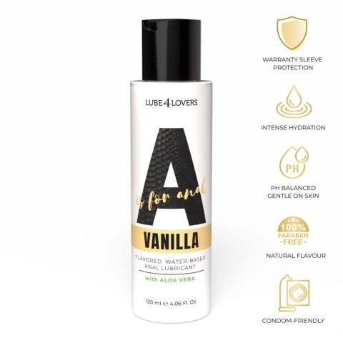 Anal Lubricant A Is for Vanilla 120 ml MSX Distribution S.r.l.