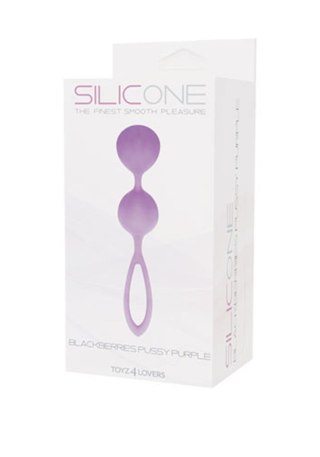 Kulki-PALLINE BLACKBERRIES PUSSY SILICONE PURPLE MSX Distribution S.r.l.
