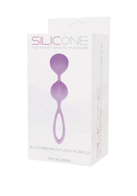 Kulki-PALLINE BLACKBERRIES PUSSY SILICONE PURPLE MSX Distribution S.r.l.