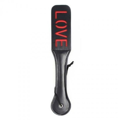 Pejcz-Paletta Doppia Double Spank Paddle Love black MSX Distribution S.r.l.
