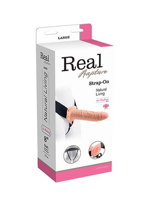 Proteza-VIBRATORE STRAP ON CAVO REAL RAPTURE 8 FLESH MSX Distribution S.r.l.