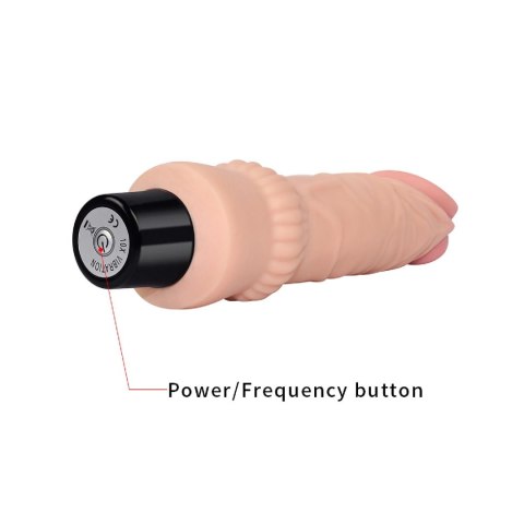 7.8"" REAL SOFTEE Vibrating Dildo LoveToy - Boys of Toys Sp. z o.o. (dystrybutor)