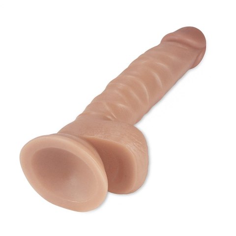 8.5"" Real Extreme Vibrating Dildo Flesh LoveToy - Boys of Toys Sp. z o.o. (dystrybutor)