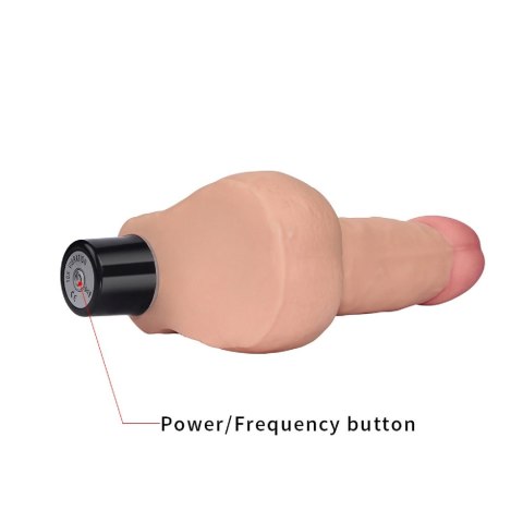 8"" REAL SOFTEE Vibrating Dildo LoveToy - Boys of Toys Sp. z o.o. (dystrybutor)