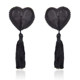 Bielizna-Heart Nipples Tassels BLACK MSX Distribution S.r.l.