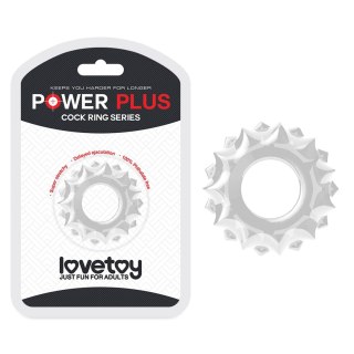 POWER PLUS Cockring Clear LoveToy - Boys of Toys Sp. z o.o. (dystrybutor)