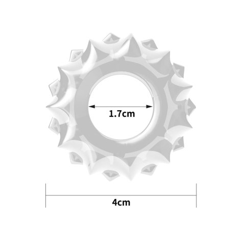 POWER PLUS Cockring Clear LoveToy - Boys of Toys Sp. z o.o. (dystrybutor)