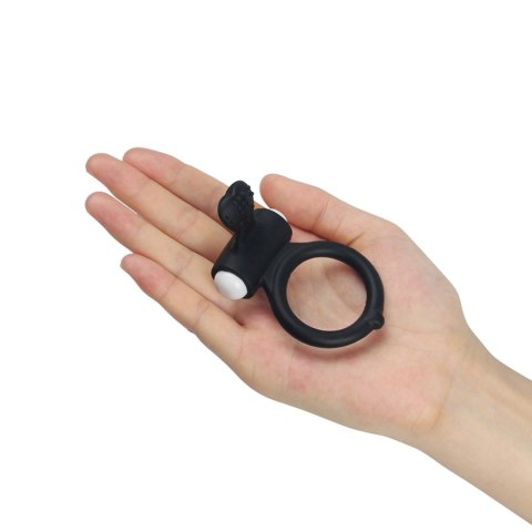 Power Clit Silicone Cockring Black LoveToy - Boys of Toys Sp. z o.o. (dystrybutor)