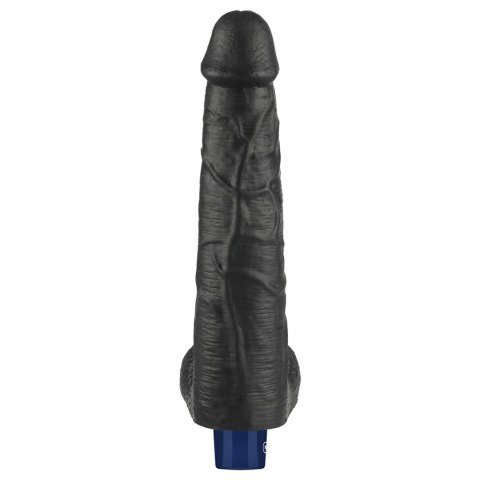 10.5" REAL SOFTEE Rechargeable TPE Vibrating Dildo(Black) LoveToy - Boys of Toys Sp. z o.o. (dystrybutor)