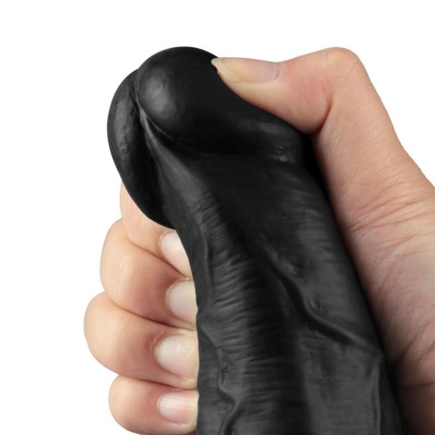 10.5" REAL SOFTEE Rechargeable TPE Vibrating Dildo(Black) LoveToy - Boys of Toys Sp. z o.o. (dystrybutor)