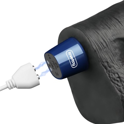 10.5" REAL SOFTEE Rechargeable TPE Vibrating Dildo(Black) LoveToy - Boys of Toys Sp. z o.o. (dystrybutor)
