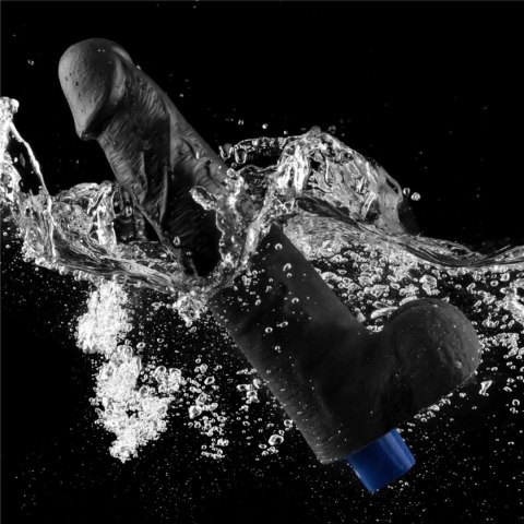 10.5" REAL SOFTEE Rechargeable TPE Vibrating Dildo(Black) LoveToy - Boys of Toys Sp. z o.o. (dystrybutor)